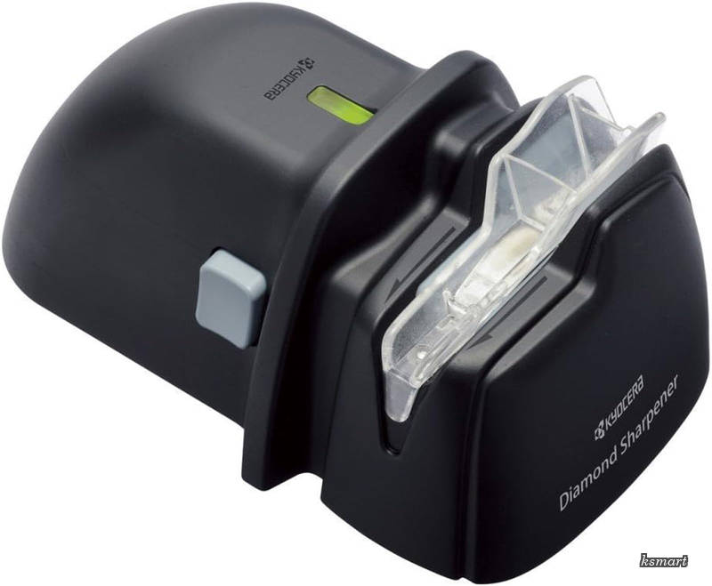 【送料無料】研ぎ器 包丁研ぎ 電動 ダイヤモンドシャープナー ダイヤモンド砥石 片刃ずつ数回研ぎ 高い切れ味回復 単3乾電池4本 別売り セラミック・金属包丁両用 包丁研ぎ器 DS-E38AZ