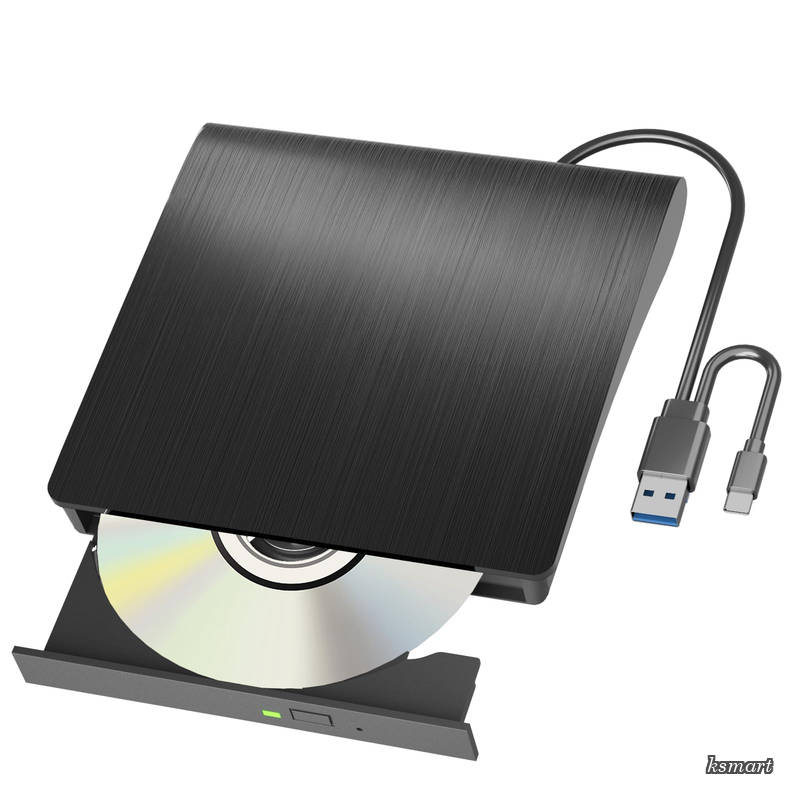 【送料無料】外付け ブルーレイプレーヤー 外付け USB3.0＆Type-C両接続 BD/CD/DVD 読取/書込可 薄型 軽量 外付けブルーレイドライブ Blurayドライブ 外付け BD CD DVDドライブ 外付け ブルーレイ BDドライブ 外付け 対応 ノートパソコン デスクト
