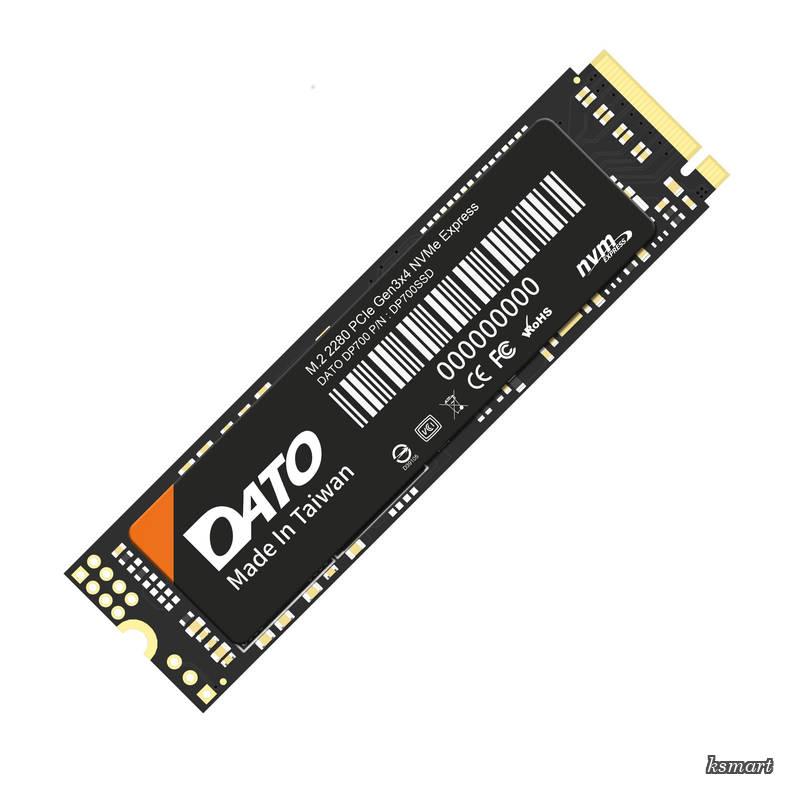 DATO SSD 512GB M.2 2280 PCIe Gen3x4 NVMe nvme 512gb 内蔵ソリッドステートドライブ, ノートパソコン タブレット デスクトップ 対応, 読み取り最大2500/1700 MB/s, 台湾製 正規品保証 (ダト