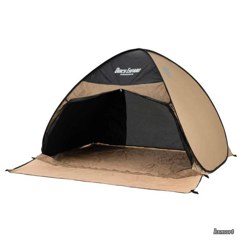 [Free Shipping] 200 x 194 x 127cm Tent, Camping, Outdoor, Brown Quick Expand Sunshade 200 Mesh QES26-200MBR