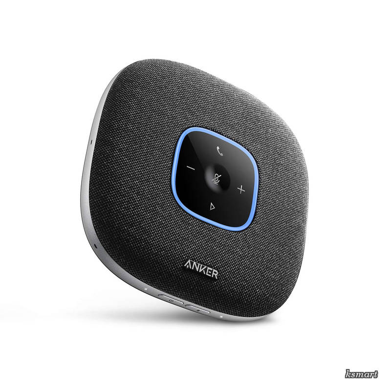 PowerConf S3 スピーカーフォン 会議用 マイク Bluetooth 24時間連続使用 グループモード対応 USB-C接続 オンライン会議 テレワーク 在宅 会議用システム ウェブ/テレビ/ビデオ会議（グレー：ファブリック）