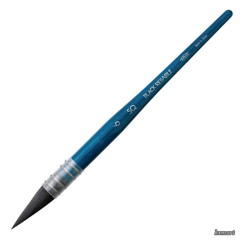 【送料無料】ホルベイン 水彩画筆 ブラックリセーブル SQ 6号 204156