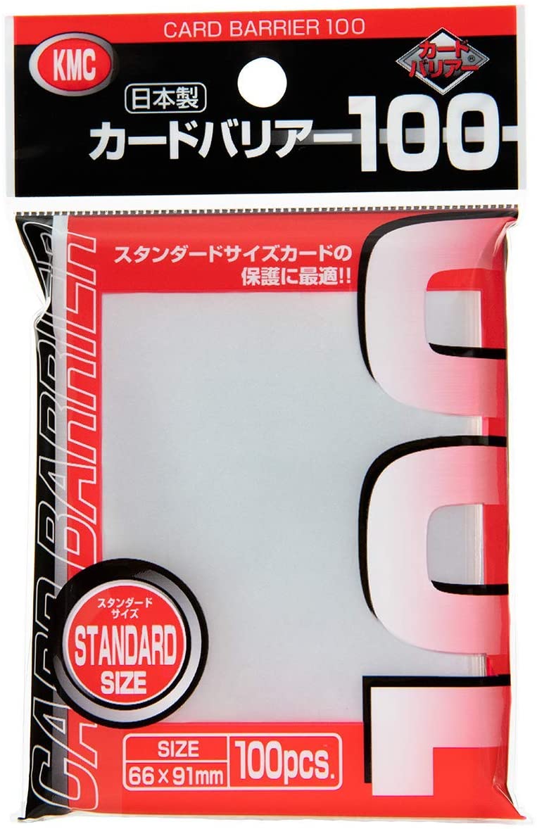 KMC ニューカードバリアー100 レギュラーサイズ用 スリーブサイズ　横66x縦91mm