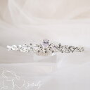 【送料無料】ティアラ ビジュー ウェディング ブライダル ヘッドドレス シルバー b10 結婚式 ヘアアクセサリー ヘッドアクセサリー 髪飾り プロポーズ クラ...