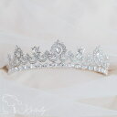 【送料無料】ティアラ ビジュー ブライダルヘッドドレス シルバー r1 ウェディング ウエディング 結婚式 アクセサリー ヘアアクセサリー ヘッドアクセサリー ...