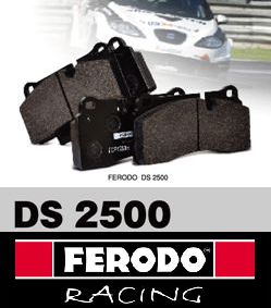 フェロード製ブレーキパッド【FERODO】DS2500 1セット☆フェラーリFerrari328GTBGTSフロント