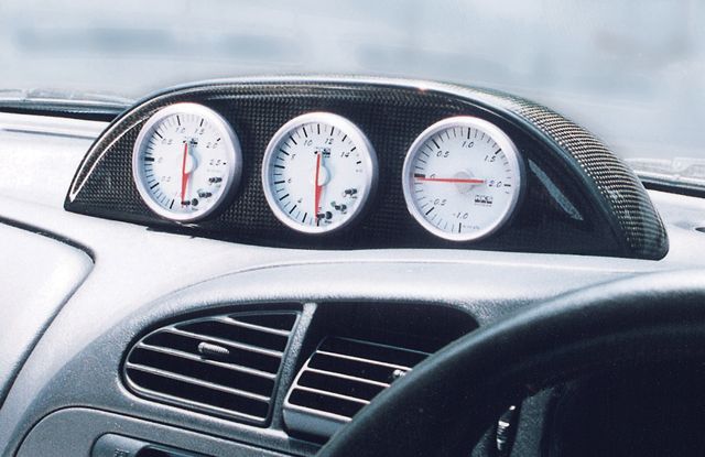 KSP製Φ60トリプルメーターパネル【FRP製】CN9A・CP9Aランサーエボリューション4・5・6