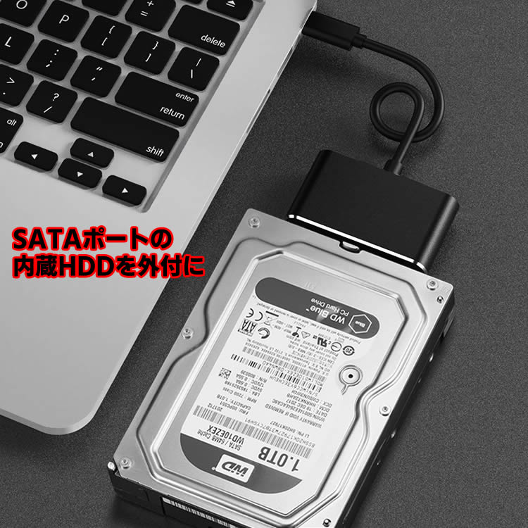 Type-C to SATA �ϡ��ɥɥ饤�֥���С������Ѵ������ץ��� ��® USB3.1 Type-C SATA�����֥� �����Ÿ����� 2.5����� HDD / SSD�б� USB-C 5Gbps��® Type C �����֥� SATA�����֥� New Macbook / ChromeBook �б�