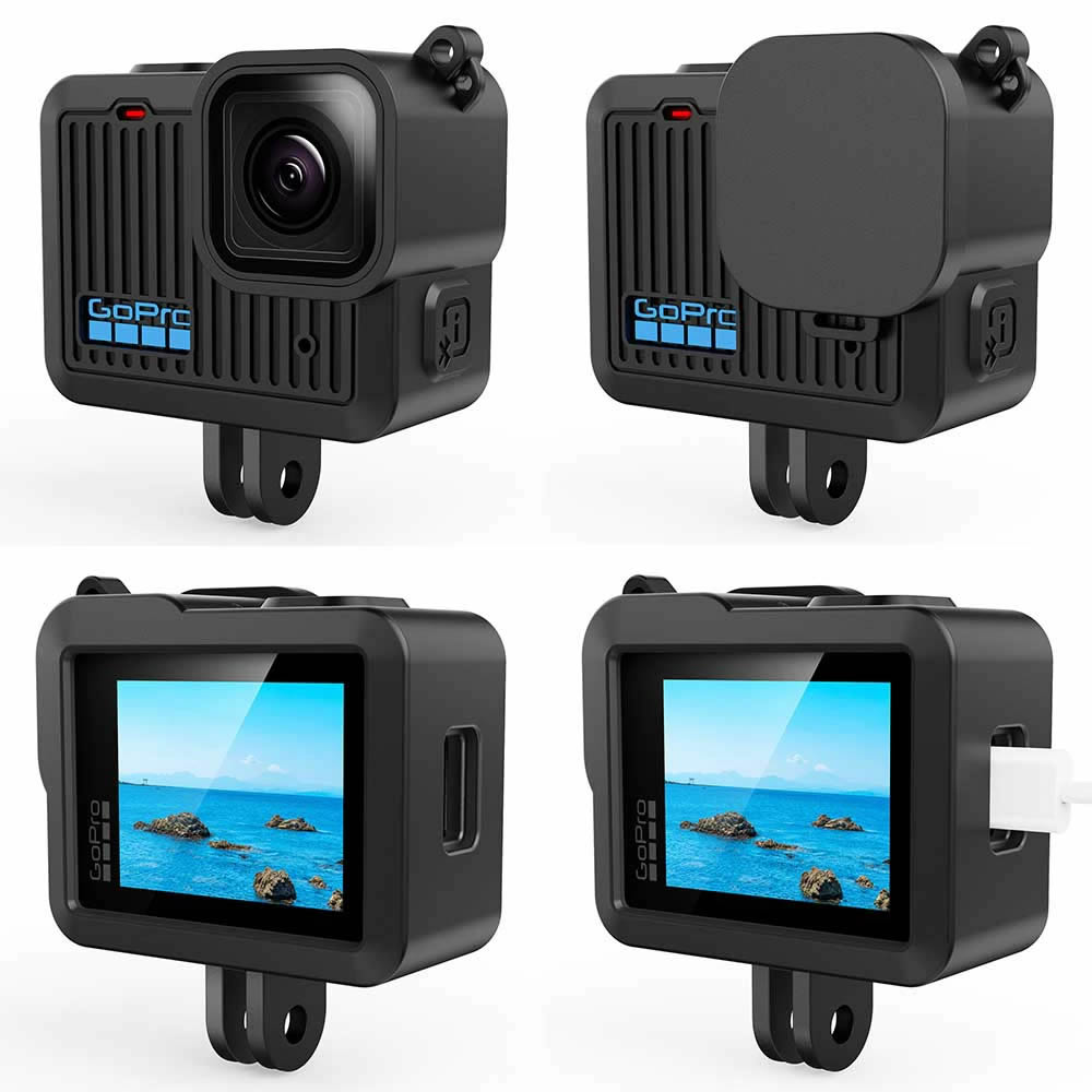 GoPro Hero (2024ǯȯ���ǥ�) �� GoPro���ꥳ�󥫥С��ܥ�󥺥���å� ���餫�� ��� �ɿ� �ɿ� �׷�ۼ� ���եȥ�С����꡼�֥����������ץ����� ���ȥ�åץ��������꡼�դ� ��ɻ� �����ޤ޽��Ų�ǽ for HERO �� �ݸ�С�