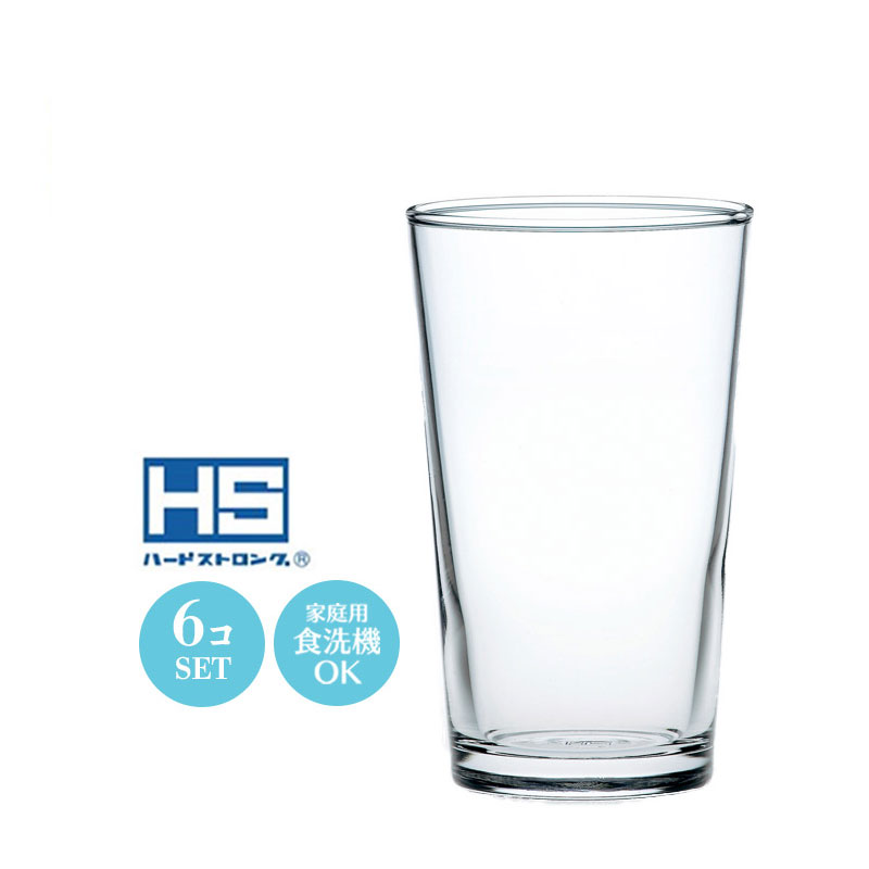 Rakuten - 9オンス ビール 水割り グラス コップ HSタンブラー 6個セット 東洋佐々木 Φ71×117(275ml 9oz) おしゃれ シンプル カフェ バー レストラン ホテル バンケット ラウンジ クラブ 飲食店 業務用 備品 食器 01110HS 【食器洗浄機対応】【HS口部物理強化ガラス】