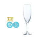 フルート シャンパン グラス ラーラ 6個セット 東洋佐々木 Φ44×H190mm(165ml) おしゃれ シンプル カフェ バー ホテル 旅館 バンケット ラ...