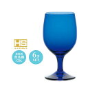 11オンス ゴブレット コップ カラーステム 6個セット 東洋佐々木 Φ72×H148mm(340ml 11oz) おしゃれ 可愛い カフェ バー ホテル 旅館...
