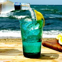 16オンス 琉球浪漫 ガラス ハイボール レモンサワー 酎ハイ グラス Φ88×H135mm(480ml 16oz) おしゃれ 可愛い カフェ バー ホテル バンケット 沖縄料理 誕生日 お祝い ギフト 【食器洗浄機対応】【ハンドメイド】