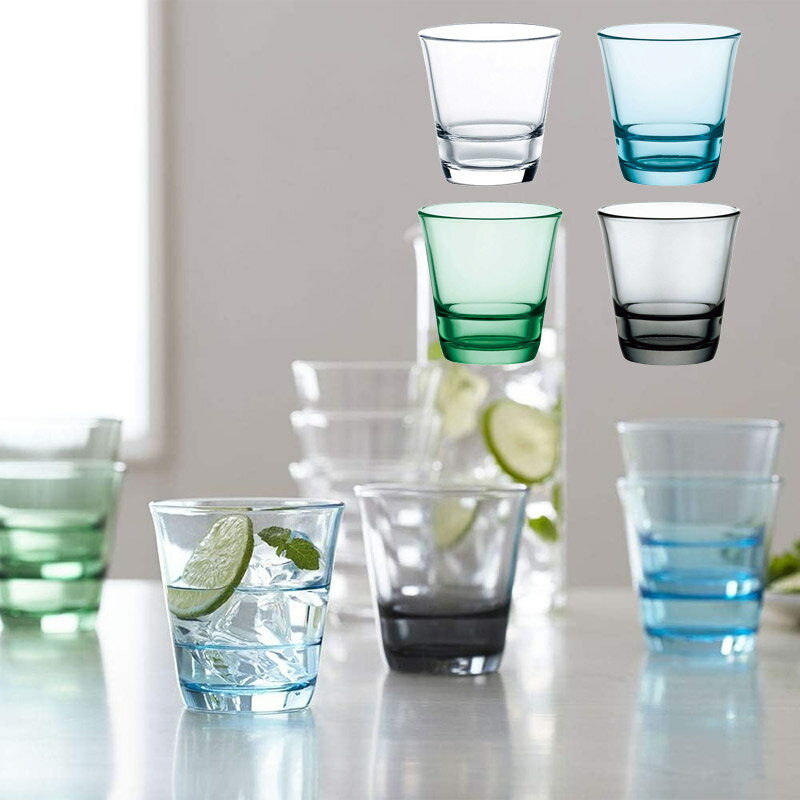 Rakuten - 7オンス グラス コップ タンブラー スパッシュ フリーグラス ペアセット 東洋佐々木 Φ81×H82mm(210ml 7oz) おしゃれ 可愛い 北欧風 シンプル 誕生日 お祝い ギフト P-52103HS【食器洗浄機対応】【HS強化ガラス】【スタッキング対応】