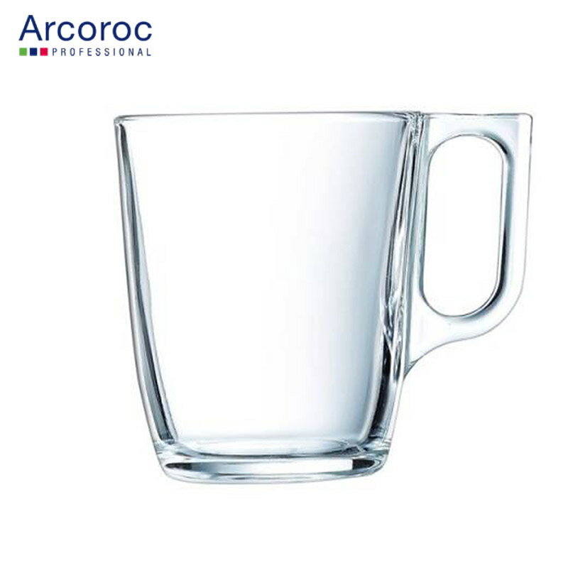 ARCOROC アルコロック 耐熱ガラス マグカップ ヴォルート 250マグ W104×D75×H91mm(250ml) おしゃれ 可愛い シンプル カフェ バー ホテル バンケット ラウンジ 飲食店 業務用 備品 食器 JD-6042 