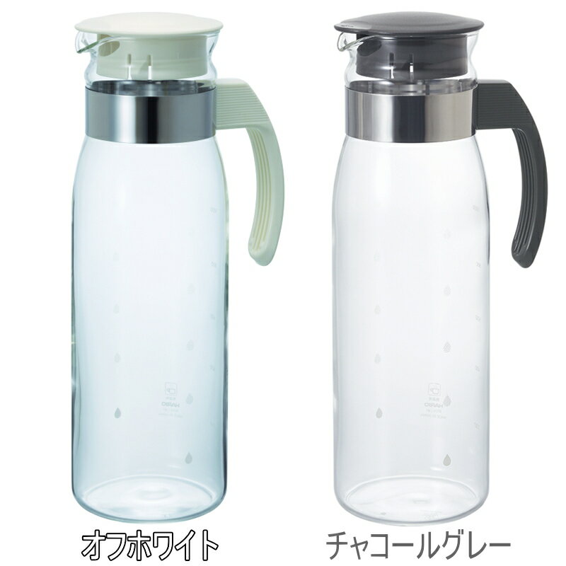 HARIO ハリオ 耐熱ガラス 冷蔵庫ポット 1400ml RPLN-14-OW 【食器洗浄機対応】【熱湯対応】【ラッキシール対応】