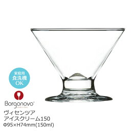 Borgonovo ボルゴノボ ヴィセンツア アイスクリーム 150 Φ95×H74mm(150ml) おしゃれ 可愛い シンプル 上品 無地 カフェ ホテル ラウンジ デザート アフタヌーンティー 飲食店 業務用 備品 食器 BN-4611 【食器洗浄機対応】