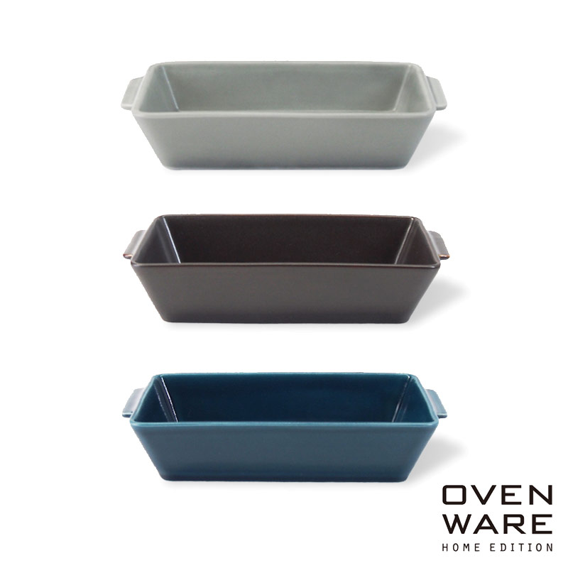 【波佐見焼】 グラタン皿 一人用 小さめ ovenware square Mサイズ オーブンウエア スクエア おしゃれ 可愛い 青 ブルーマット / 茶 ブラウンマット / 灰 グレーマット W185×D104×H40mm(350ml) 【食器洗浄機対応】【電子レンジ対応】【オーブン対応】