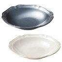ボウル パスタ皿 カレー皿 ディーププレート 17cm 6吋 21cm 8吋 ノワール / アンジュ ボウル おしゃれ 可愛い シェビー アンティーク ヴィンテージ カフェ ホテル 業務用 【食器洗浄機対応】【電子レンジ対応】