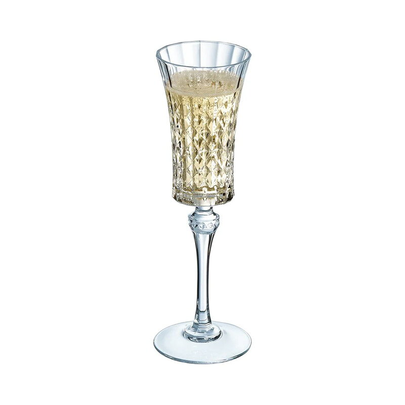 シャンパングラス Cristal D'Arques Paris クリスタルダルク レディーダイヤモンド...
