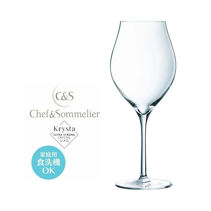 Rakuten - 【セット割引あり】ワイン グラス クリスタルガラス Chef&Sommelier シェフ＆ソムリエ エグザルテーション ワイン38 Φ61×H215mm(380ml) おしゃれ 上品 カフェ バー ホテル 旅館 バンケット クラブ 割烹 懐石 会席 料亭 飲食店 誕生日 お祝い ギフト 贈り物 JD-8873