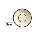 コーヒーカップ受け皿 Libbey リビー デザートサンド ソーサー φ152×H25mm(内径49mm) おしゃれ 可愛い 西海岸風 アメリカンダイナー カフェ食器 LB-7544 【食器洗浄機対応】【電子レンジ対応】