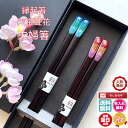 夫婦箸 名入れ ギフト 天宝虹花【夫婦箱入りセット】日本製 送料無料 名入れ無料 ギフト包装無料 翌日発送 結婚祝 誕生日祝 記念日 長寿祝 母の日 父の日 お...