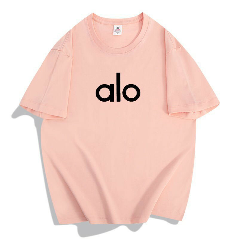 Rakuten - ★ ALO Yoga ★半袖 tシャツ レディース カジュアル おしゃれ ゆったり カットソー 黒 白 大きいサイズ 春夏 薄手 プリント ロゴT ワンポイント ラウンドネック ミドル丈 ストレッチ カラフル 普段着 デイリー 着まわし 通勤 通学 アウトドア フェス 買い物 学生 大人