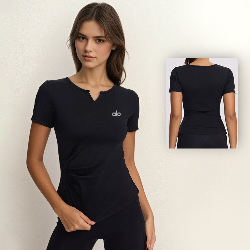 Rakuten - ★ ALO Yoga ★半袖 tシャツ レディース Tシャツ レディース カットソー 大人 透け防止機能 半袖 コットン 綿 無地 ボーダー スーツ インナー 白 Uネック シームレス シンプル オフィス リクルート ユニフォーム 制服