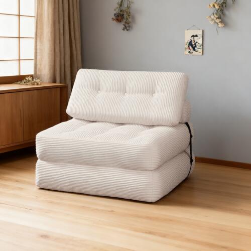 折りたたみ式ソファベッド、枕付き折りたたみ式マットレス付きコンバーチブルスリーパーチェア、ポータブル折りたたみ式チェアベッド、リビングルームや寝室に最適な快適なフロアスofaラウンジ