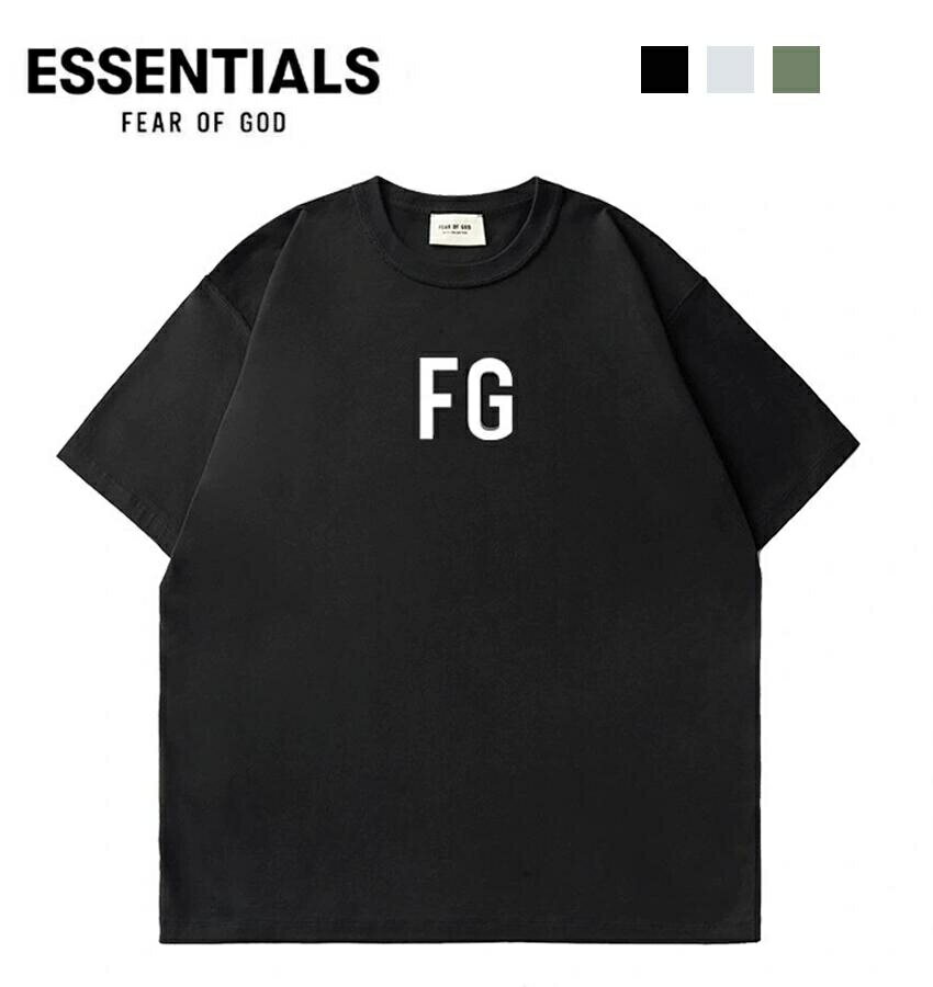 ESSENTIALS エッセンシャルズ Tシャツ ロゴ Tシャツ 半袖 メンズ レディース logo t-shirt カジュアル 男女兼用 夏[並行輸入品]
