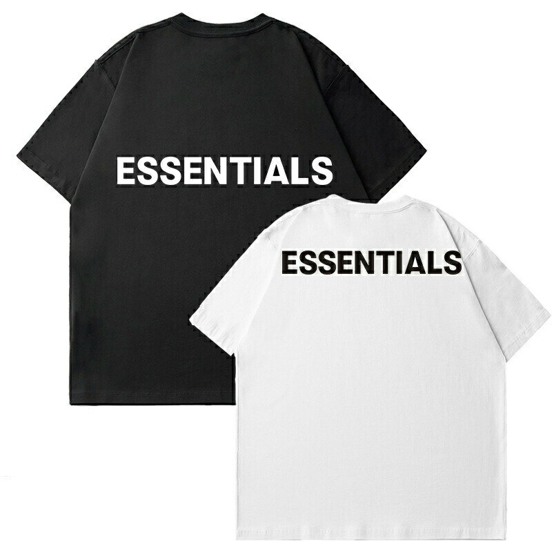 Rakuten - ESSENTIALS エッセンシャルズ Tシャツ 半袖 メンズ レディース Logo T-Shirt ロゴ Tシャツ ブラック
