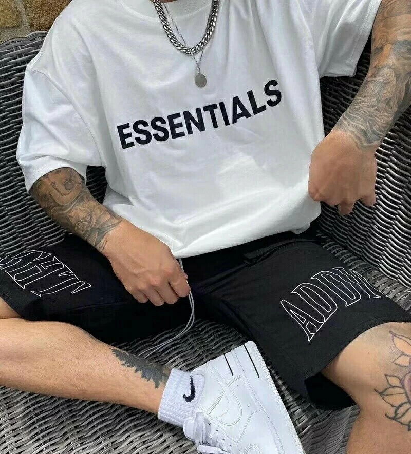 Rakuten - ESSENTIALS エッセンシャルズ Tシャツ 半袖 メンズ レディース Logo T-Shirt ロゴ Tシャツ ブラック