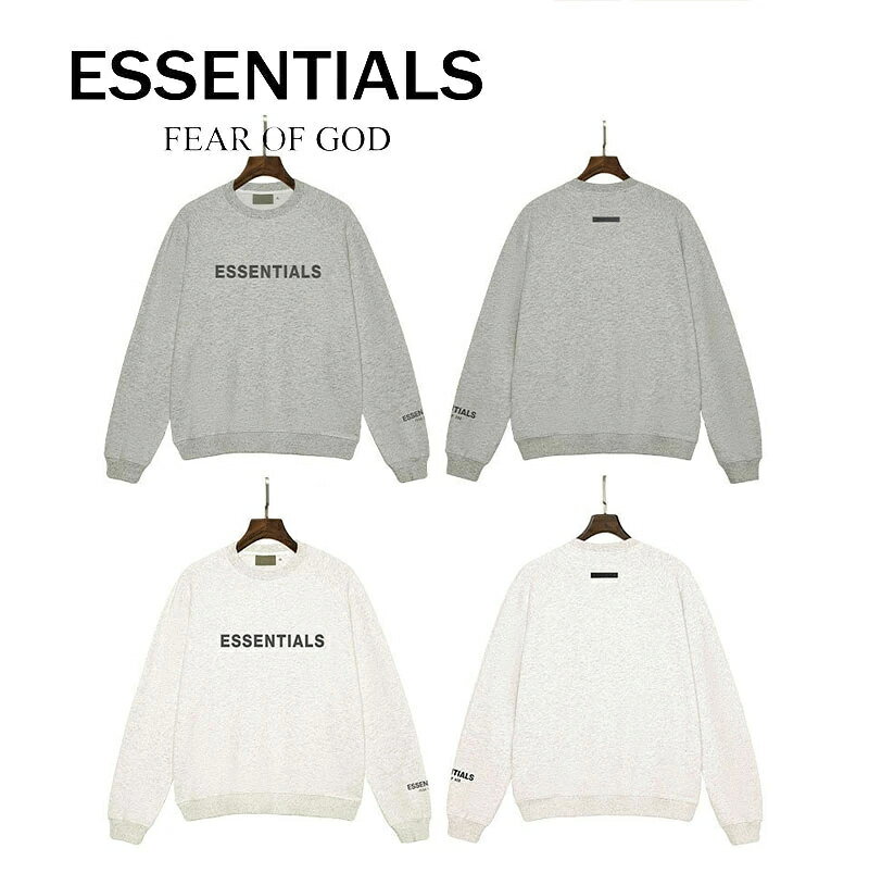 Rakuten - ESSENTIALS パーカー プルオーバー スウェットシャツ クルーネック FOG 大きいサイズ 人気 トレーナー プルオーバー スウェット 長袖 無地 おしゃれ カジュアル 丸首 かっこいい 男女兼用 春秋服