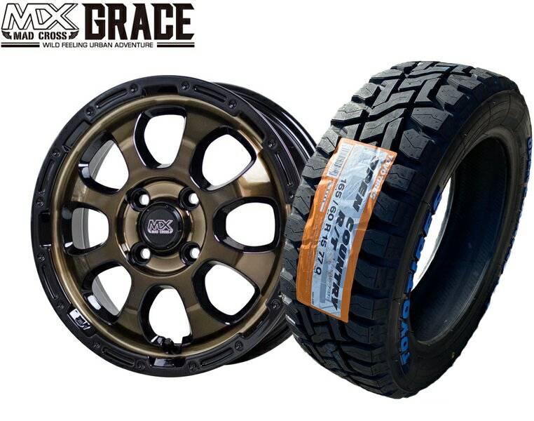 ̵ۥåȥå ޥåɥ 쥤 BRC/BK 154.5J+45 4H100(PCD100) TOYO ץ󥫥ȥ꡼R/T 165/60R15 77Q ڼư ۥ4ܥå