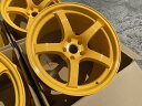 新品/即納可能 RAYS gramLIGHTS 57CR 2324LIMITED 18インチ10.5J+22 5H114.3 マックイエロー GT-R エボ10 レイズ グラムライツ ホイール4本 未使用