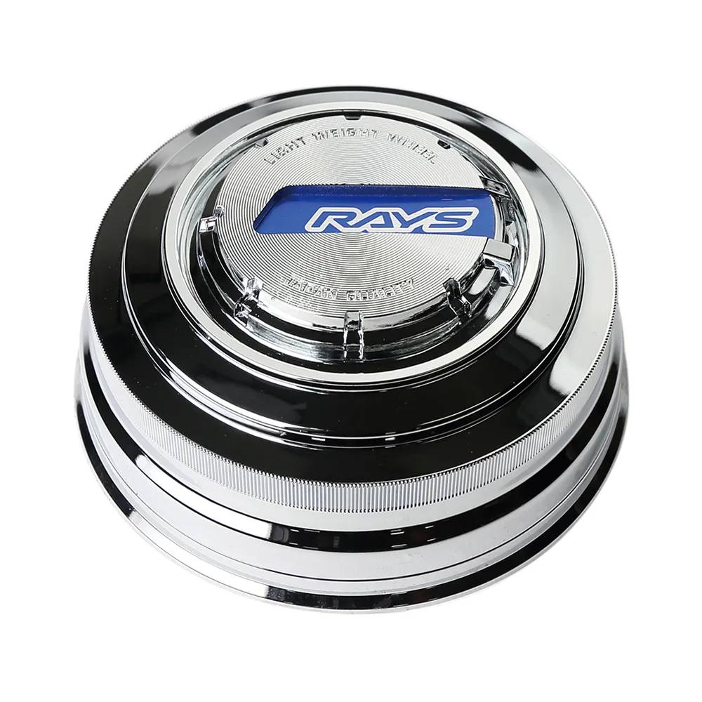 RAYS(レイズ) 4X4 Optional センターキャップ No86 新品4枚セット LPS CAP 6-139.7 Chrome/BL