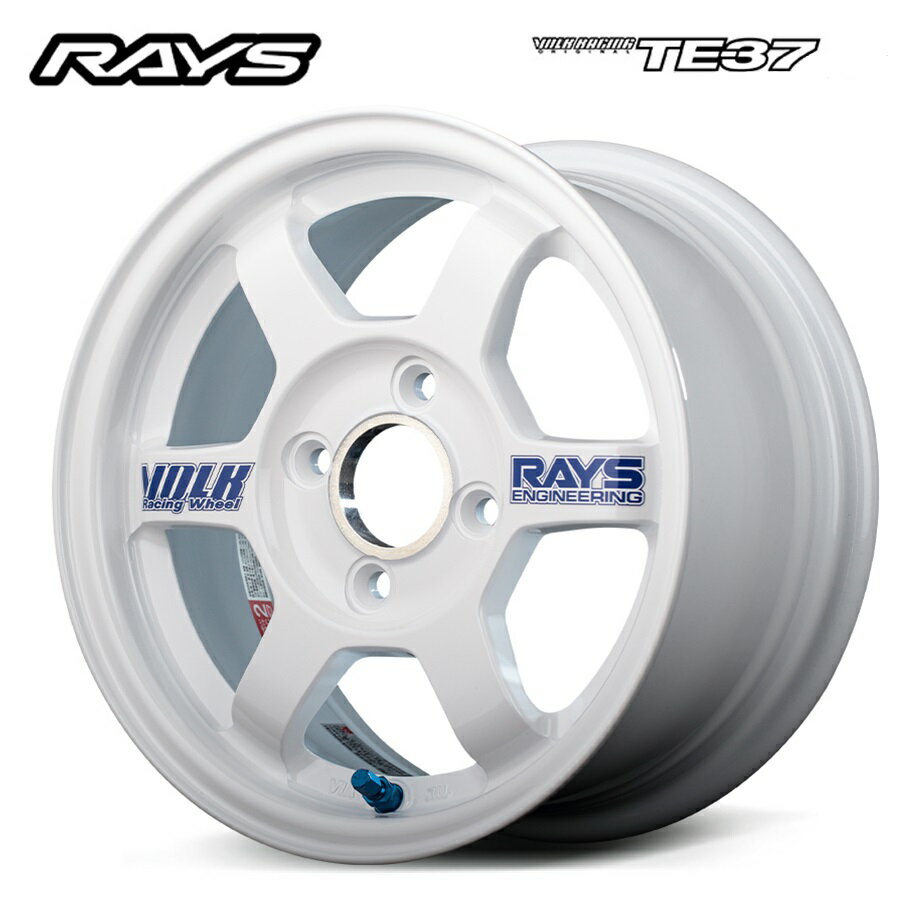 RAYS レイズ VOLK RACING TE37 13インチ 6J 38 4H100 WH 新品ホイール4本