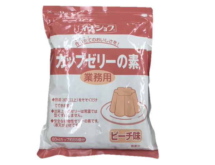 イナショク ピーチゼリーの素 600g ゼリー 食物繊維 寒天 ゼリーの素 ピーチ / 伊那食品 かんてんぱぱ 伊那食品工業