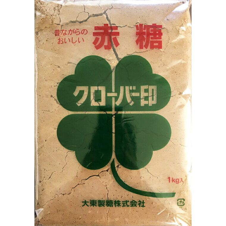 赤糖 1kg / クローバー印 大東製糖 1キロ さとうきび