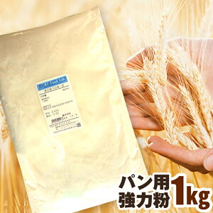 はるゆたか100% 1kg パン用小麦粉 強力粉 / 北海道産 パン用粉 小麦粉 国産 ハルユタカ 小麦 / パン作り 食パン ホームベーカリー パン材料 パン 小麦 こむぎこ 麦 粉 ぱん メリケン粉 1キロ