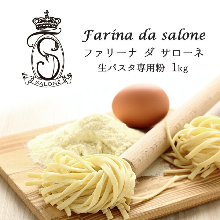 ファリーナ ダ サローネ 日清製粉 生パスタ専用粉 1kg パスタフレスカ 準強力粉 生茹で麺 デュラム粉 小麦粉 パン用小麦粉 生パスタ 手打ちパスタ デュラム小麦 小麦粉 1キロ