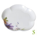 有田焼 花かれん アプリコットプレート S【SALE】 直径約14cm お皿 食器 花柄 フラワー お皿 お洒落 オシャレ 洋風 パーティ アフタヌーンティー 日本製