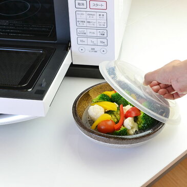 レンジ蒸し器 (手描きの器) 【5000円以上送料無料】 電子レンジ レンジ調理 蒸し器 レンジ 耐熱 容器 磁器 ラップ不要 蒸し料理 焼売 温野菜 肉まん 中華まん ヘルシー 敬老の日 母の日 日本製 2711211
