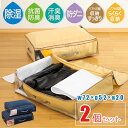 テイジン 乾っとデオケース ライト 大 【同色2個セット】 収納ケース 収納ボックス 収納袋 衣類 プレミアム 防ダニ 抗菌 防臭 消臭 吸湿 軽圧縮 ふとん 布団 乾っとデオケースlight デオケースライト light からっと 乾っとパック 帝人フロンティア TEIJIN 【2025年度版】