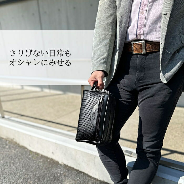 【ポイントアップ商品】 ダブルファスナー 二層...の紹介画像2