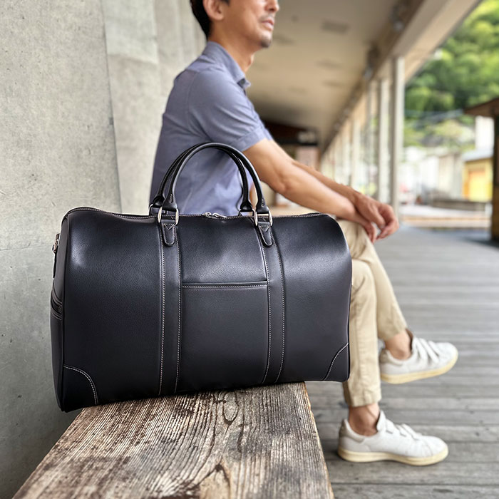 ボストンバッグ トラベルバッグ 10458 【北海道も送料無料 SALE】 かばん 幅50cm 2way 大容量 2泊 3泊 旅行 出張 ゴルフ ビジネス スポーツ ジム 旅行カバン CRADLE RIVER 約33リットル Boston bag club bag traveling bag ktrend-10004789 K・トレンド楽天市場店 サンプル画像3