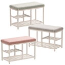 かわいいブークレ ベンチシューズラックW60 【送料無料 SALE】 ONES0252 bench Shoe rack 玄関 ダイニング 椅子 イス 下駄箱 く...