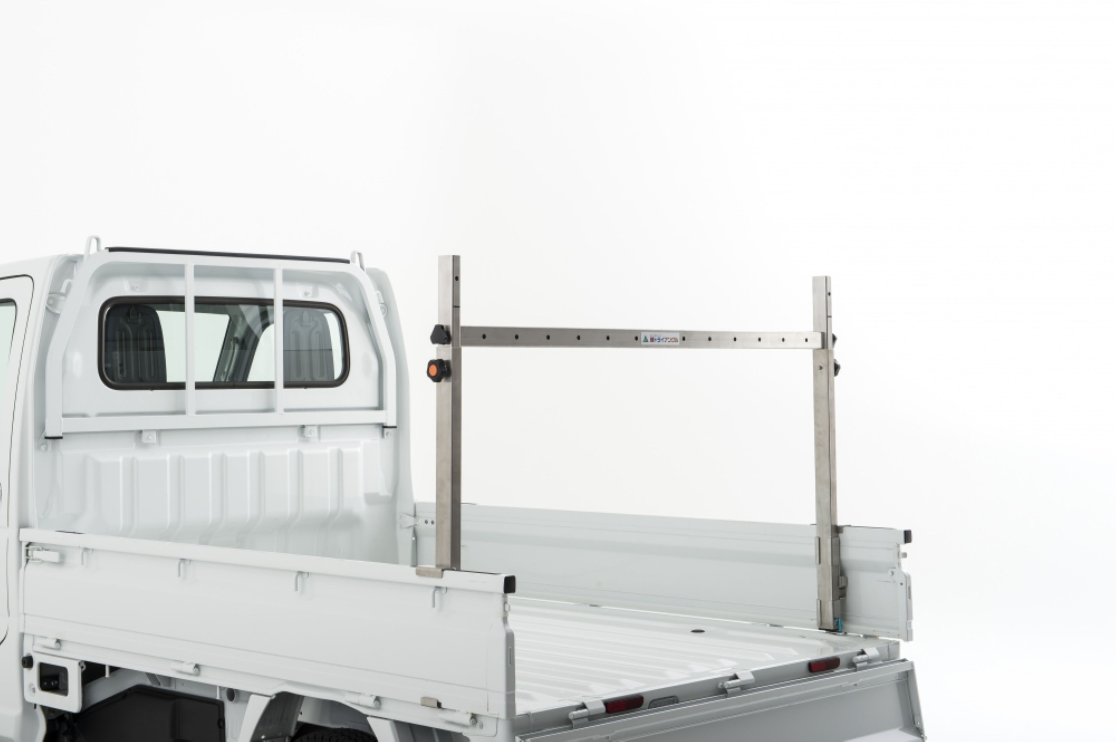 軽トライアングル　ベースキット90タイプ(伸縮タイプ　全長荷台床上95cm～145cm）10cm間隔で5段階伸ばせます。荷受け部分（サイドバー）は15cm下になります。