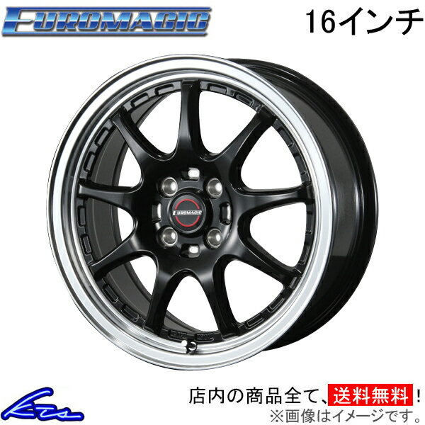 ★軽自動車用！16インチ ユーロマジックブレード2 アルミホイール 4本セット★ アルミホイール ブレストシリーズ “ユーロマジック” ブレイドII